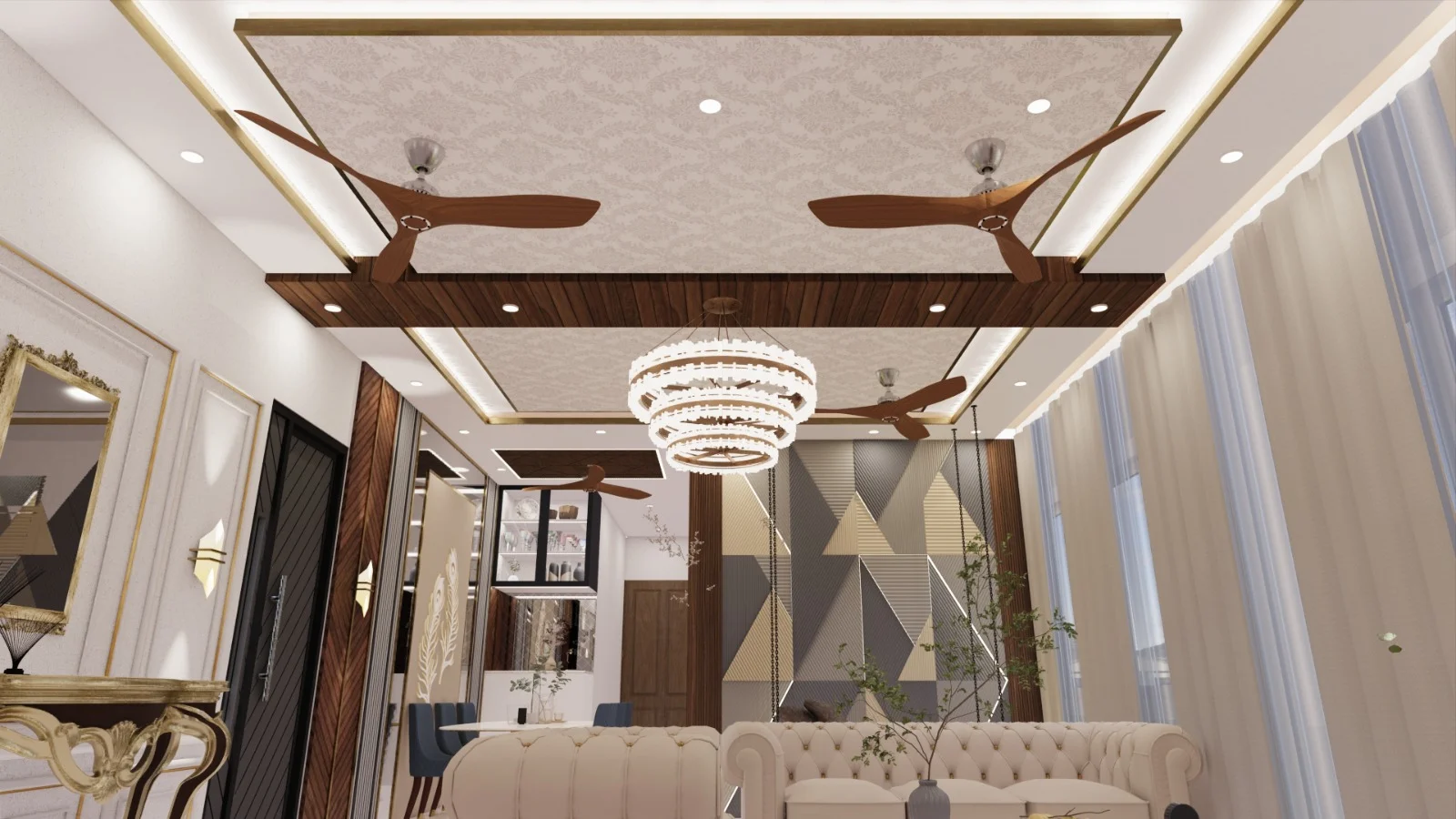 living beam ceiling